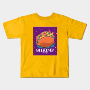 Shrimp Tacos Kids T-Shirt